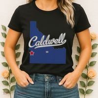 Caldwell Idaho Id Map Women's T-Shirt thumb 2