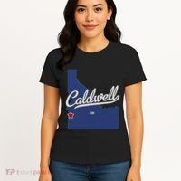 Caldwell Idaho Id Map Women's T-Shirt thumb 4