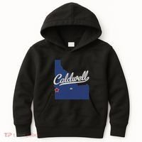 Caldwell Idaho Id Map Kids Hoodie thumb 0