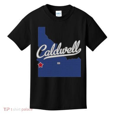 Caldwell Idaho Id Map Kids T-Shirt