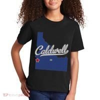 Caldwell Idaho Id Map Kids T-Shirt thumb 2