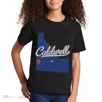 Caldwell Idaho Id Map Kids T-Shirt thumb 2