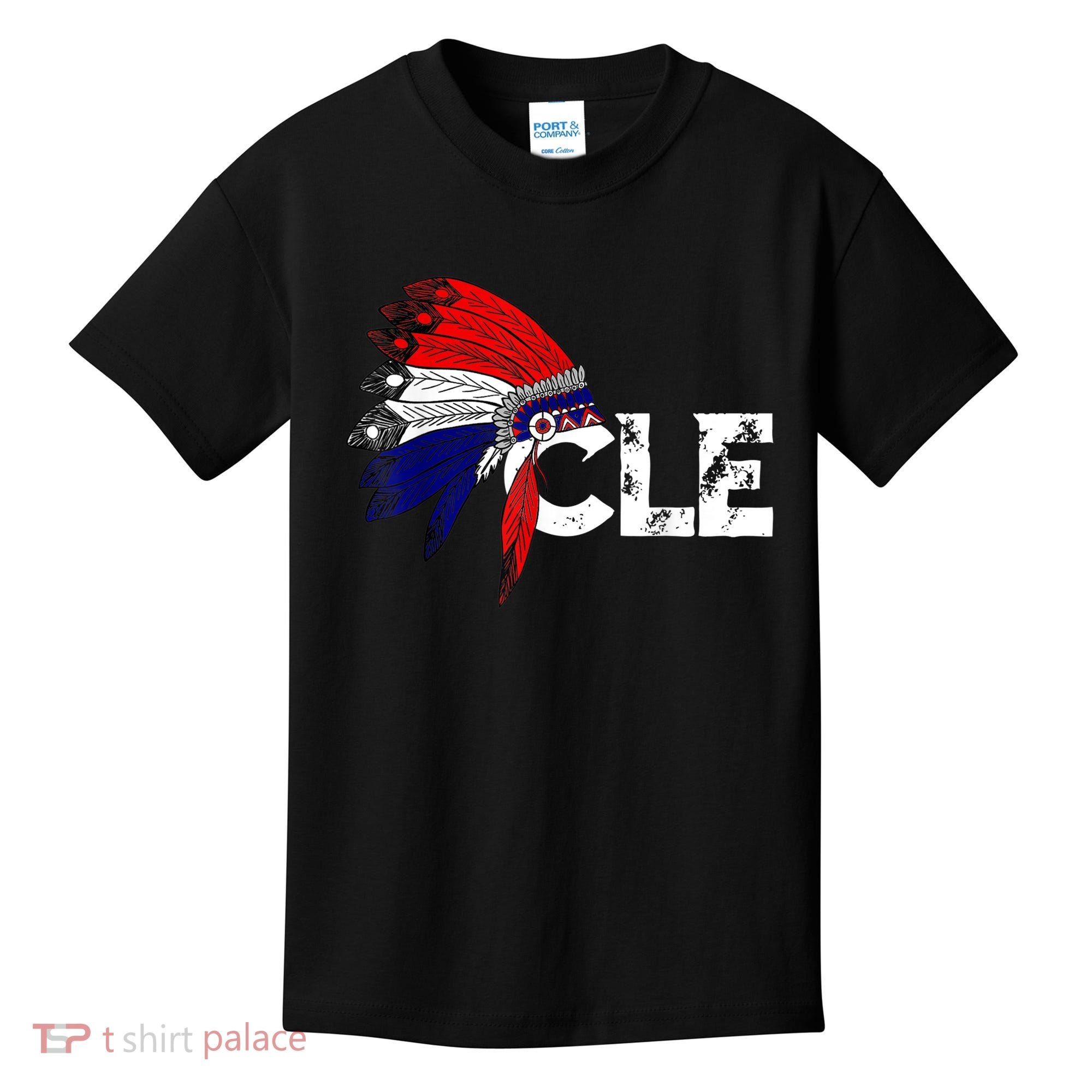 Cleveland Iroqios Indian Tribe TShirt For Men Women Kids Kids T-Shirt