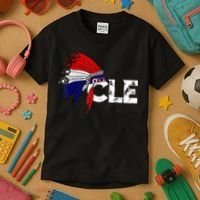 Cleveland Iroqios Indian Tribe TShirt For Men Women Kids Kids T-Shirt thumb 3