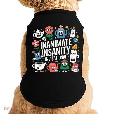 Creator Ink Inanimate Insanity Black And White Doggie Tank