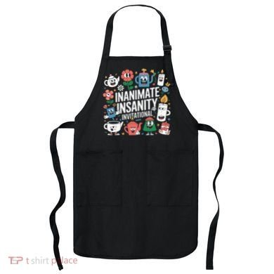 Creator Ink Inanimate Insanity Black And White Apron