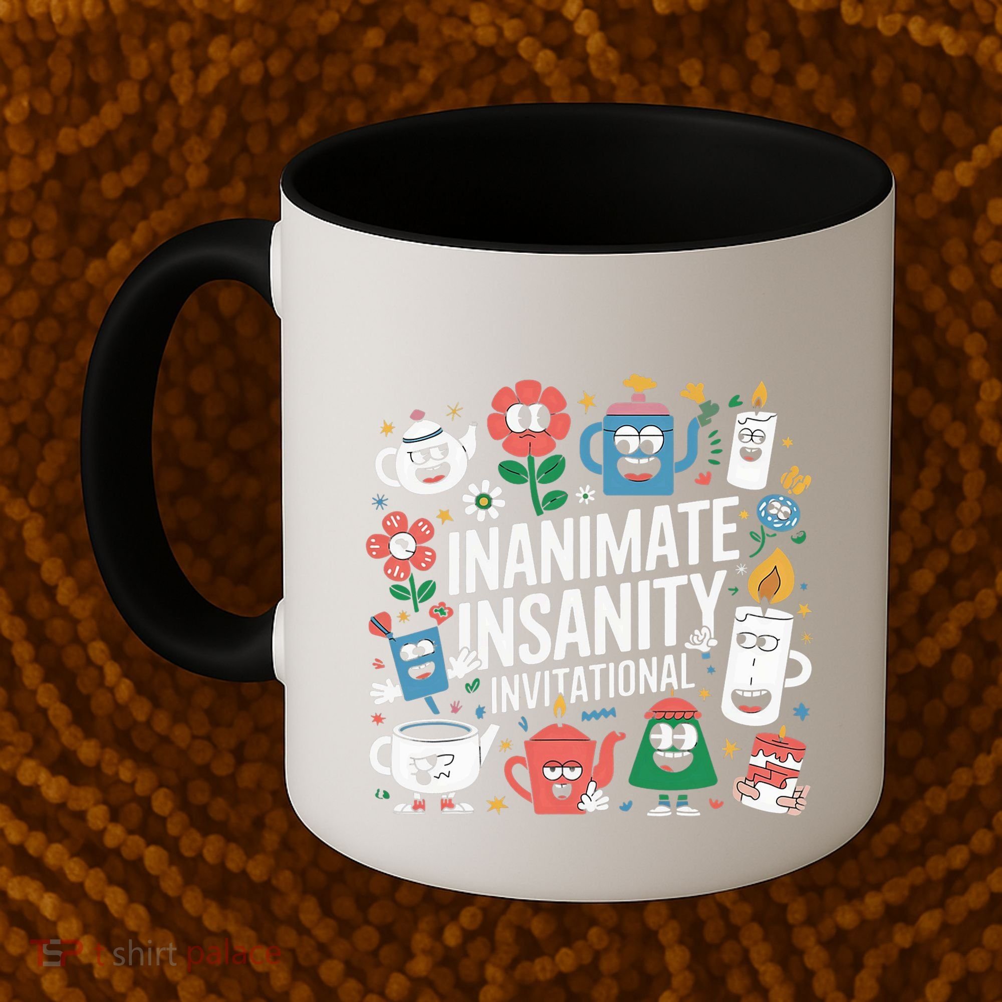Creator Ink Inanimate Insanity Black And White Coffee Mug