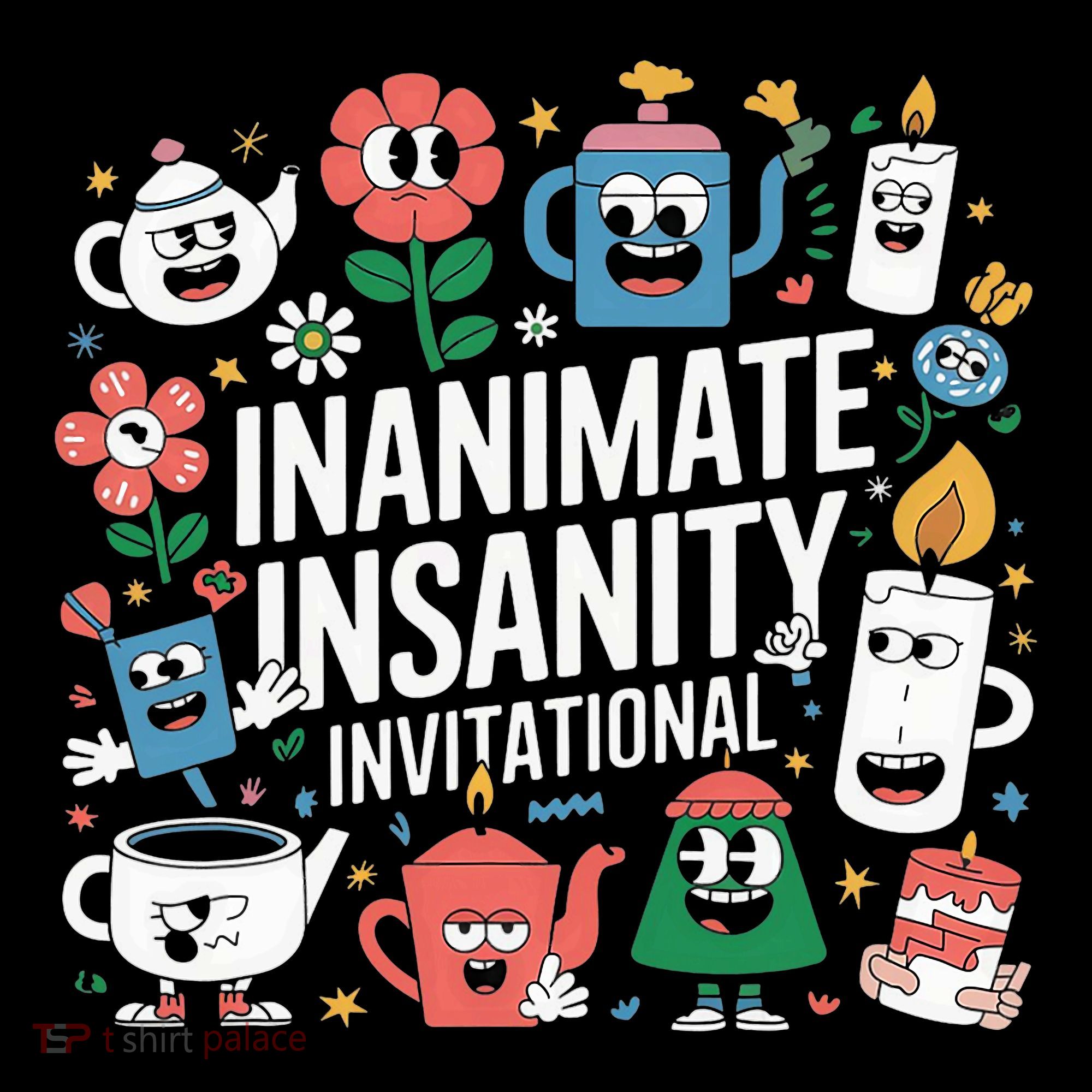 Creator Ink Inanimate Insanity Black And White Coaster