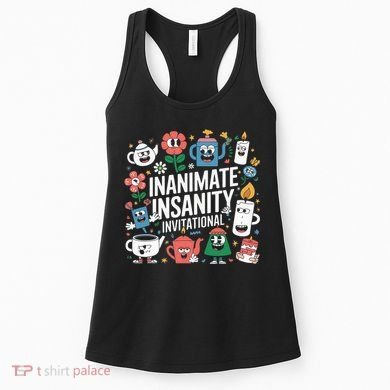 Creator Ink Inanimate Insanity Black And White Women's Tank Top