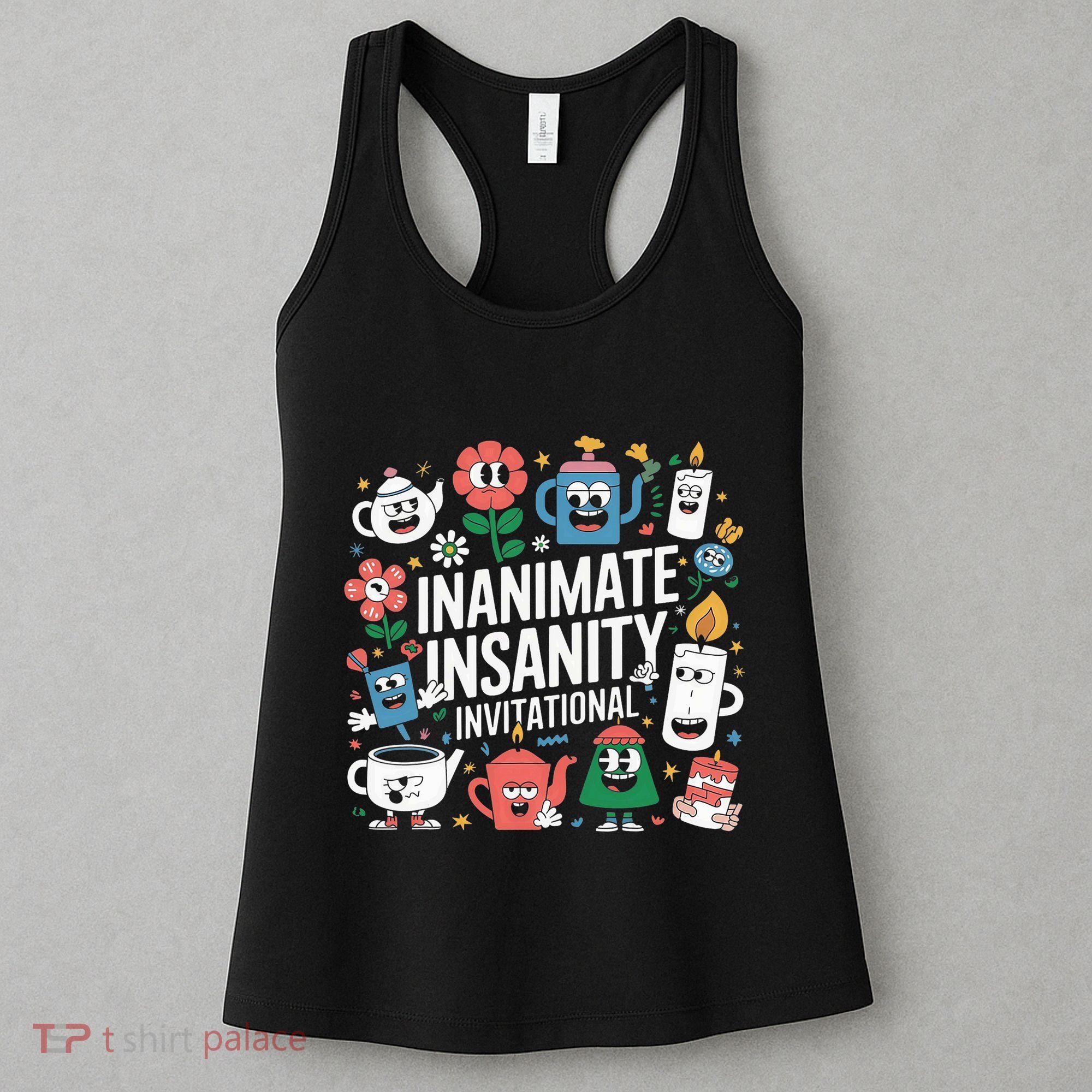 Creator Ink Inanimate Insanity Black And White Women's Tank Top