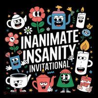 Creator Ink Inanimate Insanity Black And White Women's Tank Top thumb 5
