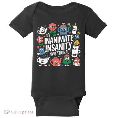 Creator Ink Inanimate Insanity Black And White Baby Bodysuit