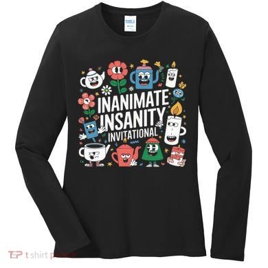 Creator Ink Inanimate Insanity Black And White Women's Long Sleeve Shirt