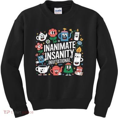 Creator Ink Inanimate Insanity Black And White Kids Sweatshirt