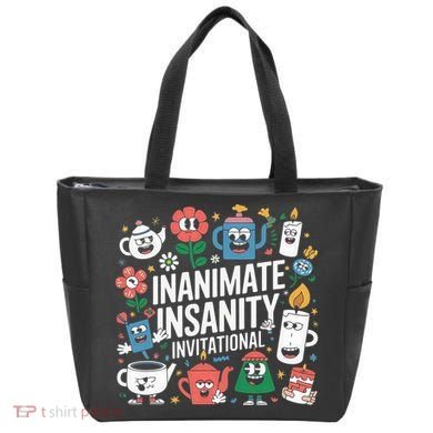 Creator Ink Inanimate Insanity Black And White Tote Bag