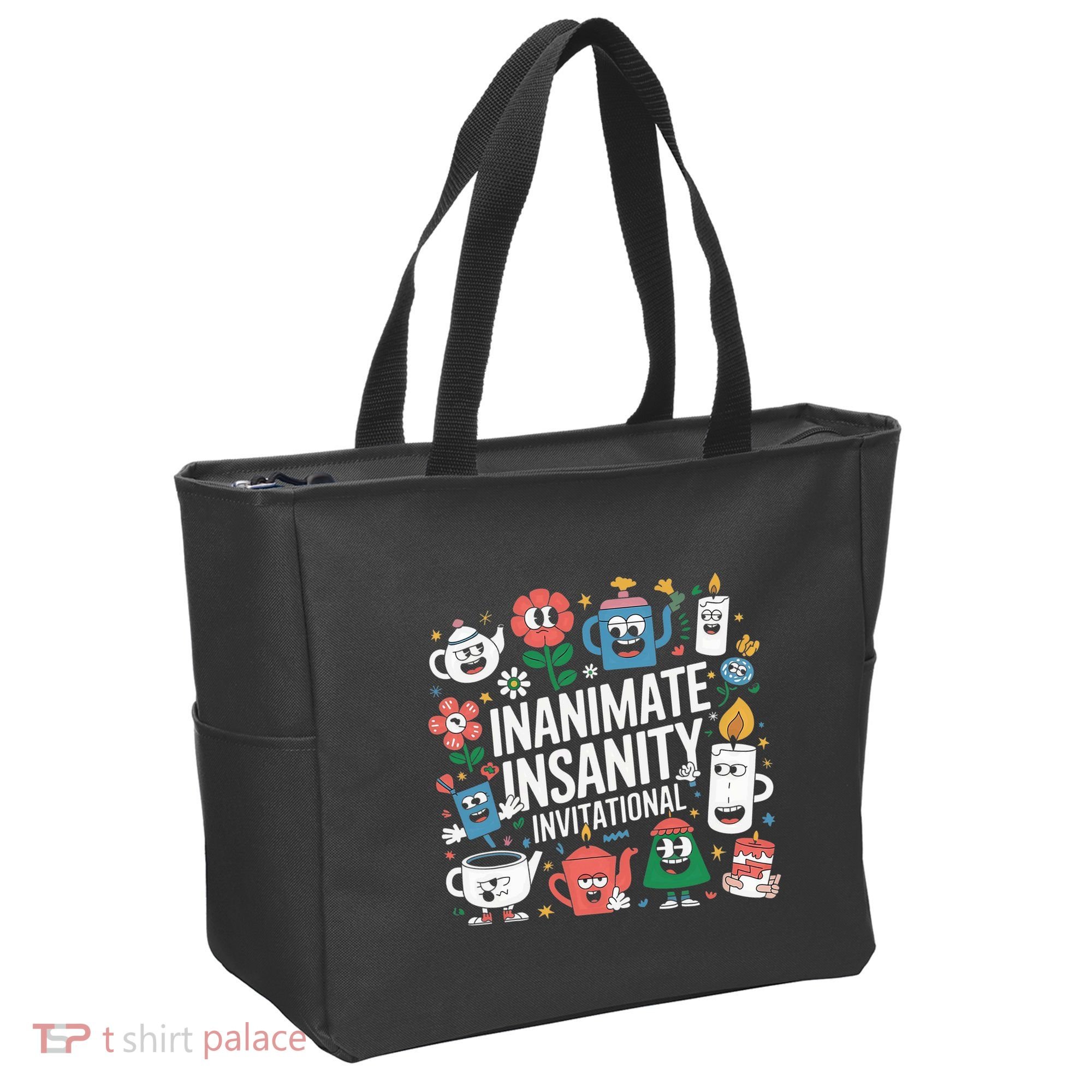 Creator Ink Inanimate Insanity Black And White Tote Bag