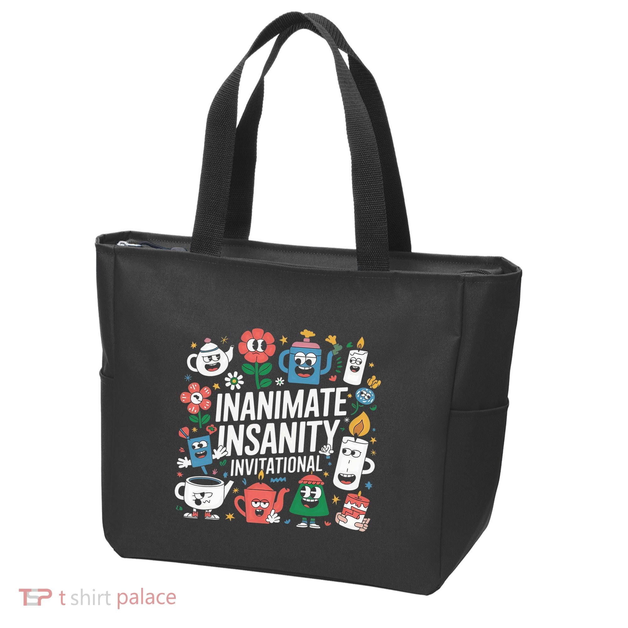 Creator Ink Inanimate Insanity Black And White Tote Bag