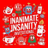Creator Ink Inanimate Insanity Black And White Santa Hat thumb 1