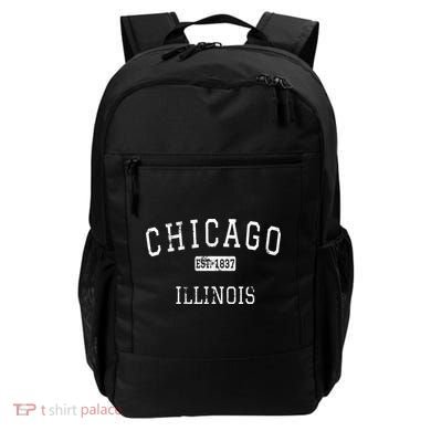 Chicago Illinois IL Vintage Backpack