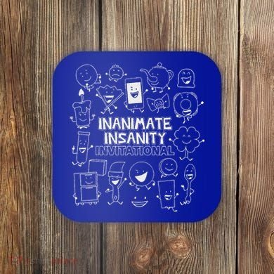 Creator Ink Inanimate Insanity Black And White Matching Coaster