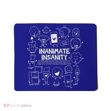 Creator Ink Inanimate Insanity Black And White Matching Mousepad