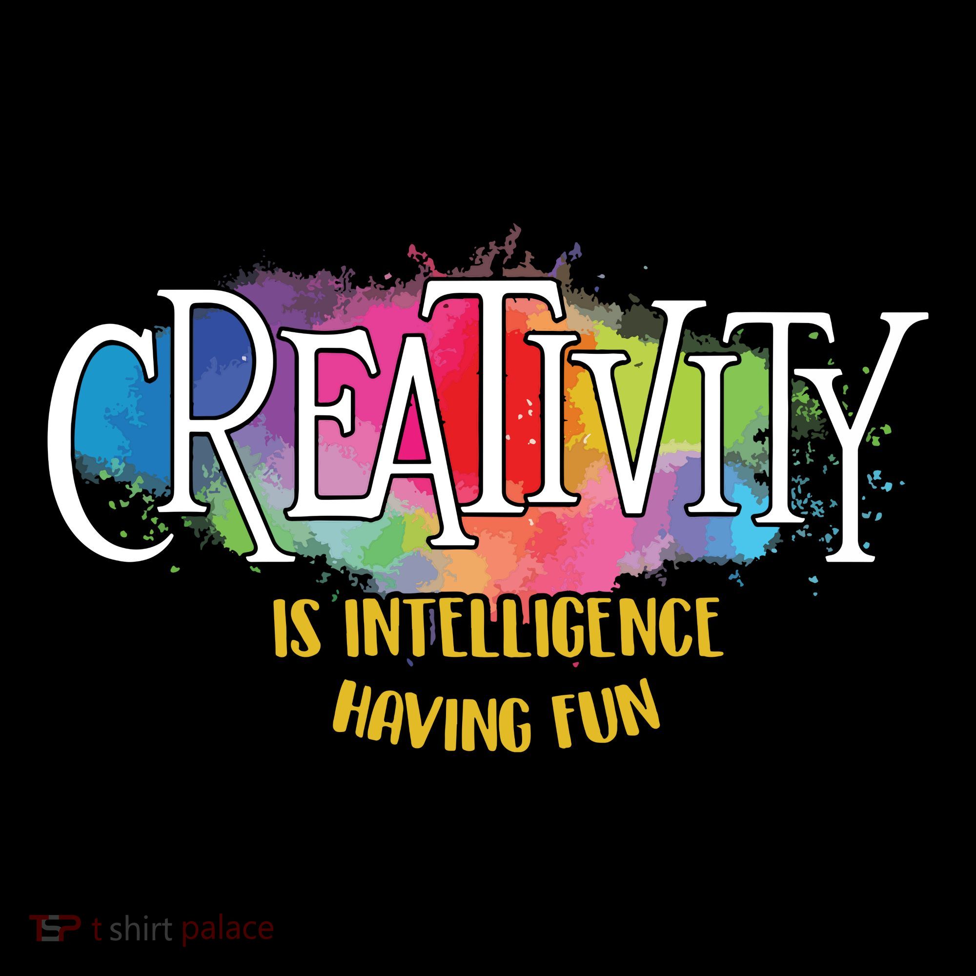 Creativity Is Intelligence Having Fun Artist Drawing Arts Coaster