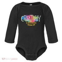 Creativity Is Intelligence Having Fun Artist Drawing Arts Baby Long Sleeve Bodysuit thumb 0
