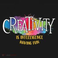 Creativity Is Intelligence Having Fun Artist Drawing Arts Baby Long Sleeve Bodysuit thumb 2