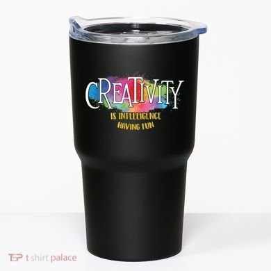 Creativity Is Intelligence Having Fun Artist Drawing Arts Tumbler