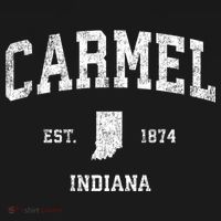 Carmel Indiana In Vintage Sports T-Shirt thumb 7