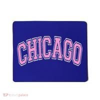 Chicago Illinois IL Varsity Style Pink Text Mousepad thumb 0