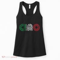 Ciao Italian Italia Italy Italiano Retro Hello Family Women's Tank Top thumb 0
