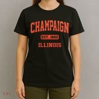 Champaign Illinois IL Vintage State Athletic Style T-Shirt thumb 4