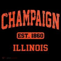 Champaign Illinois IL Vintage State Athletic Style T-Shirt thumb 7