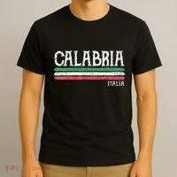 Calabria Italy Italia Souvenir Italian Flag Calabrian T-Shirt thumb 3