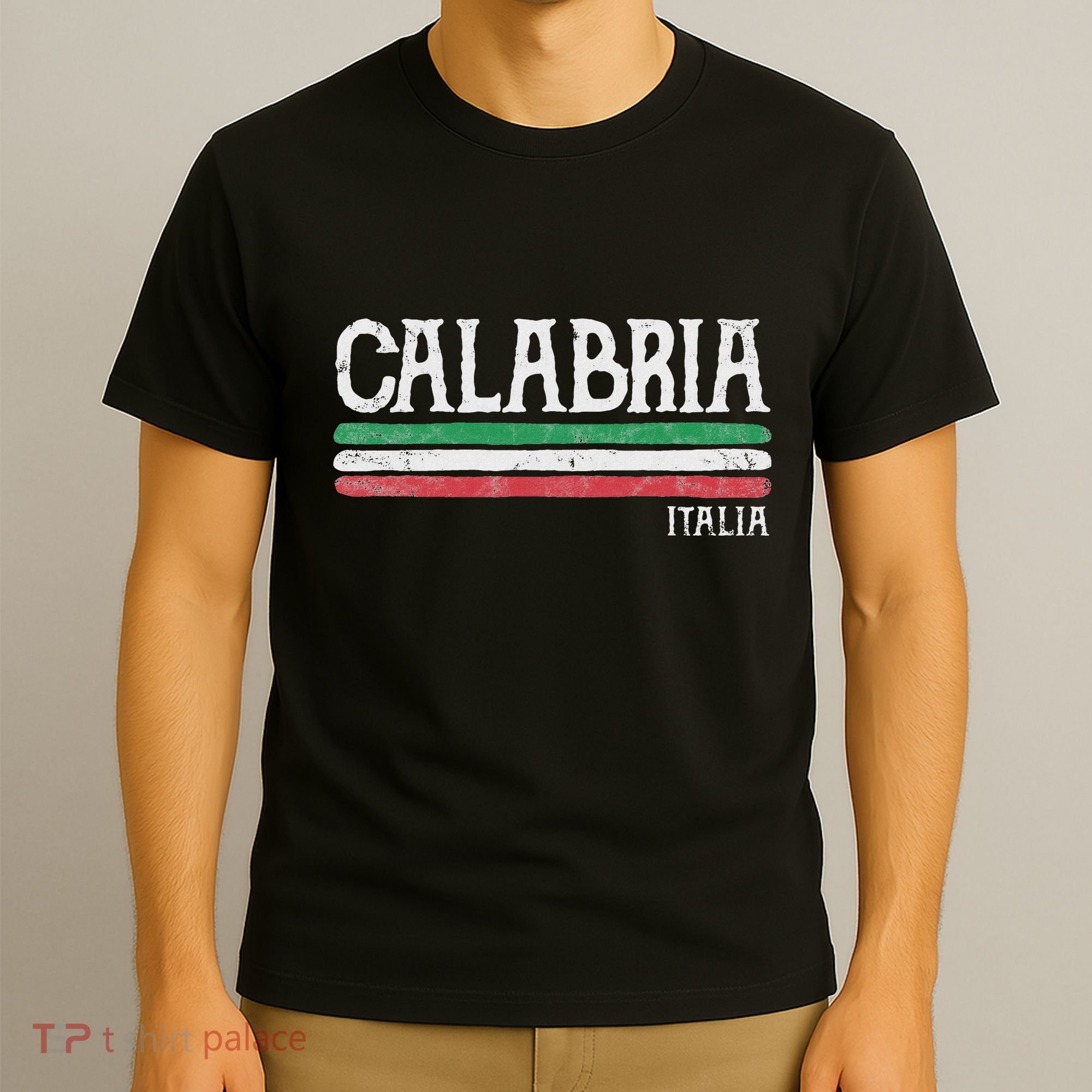 Calabria Italy Italia Souvenir Italian Flag Calabrian T-Shirt