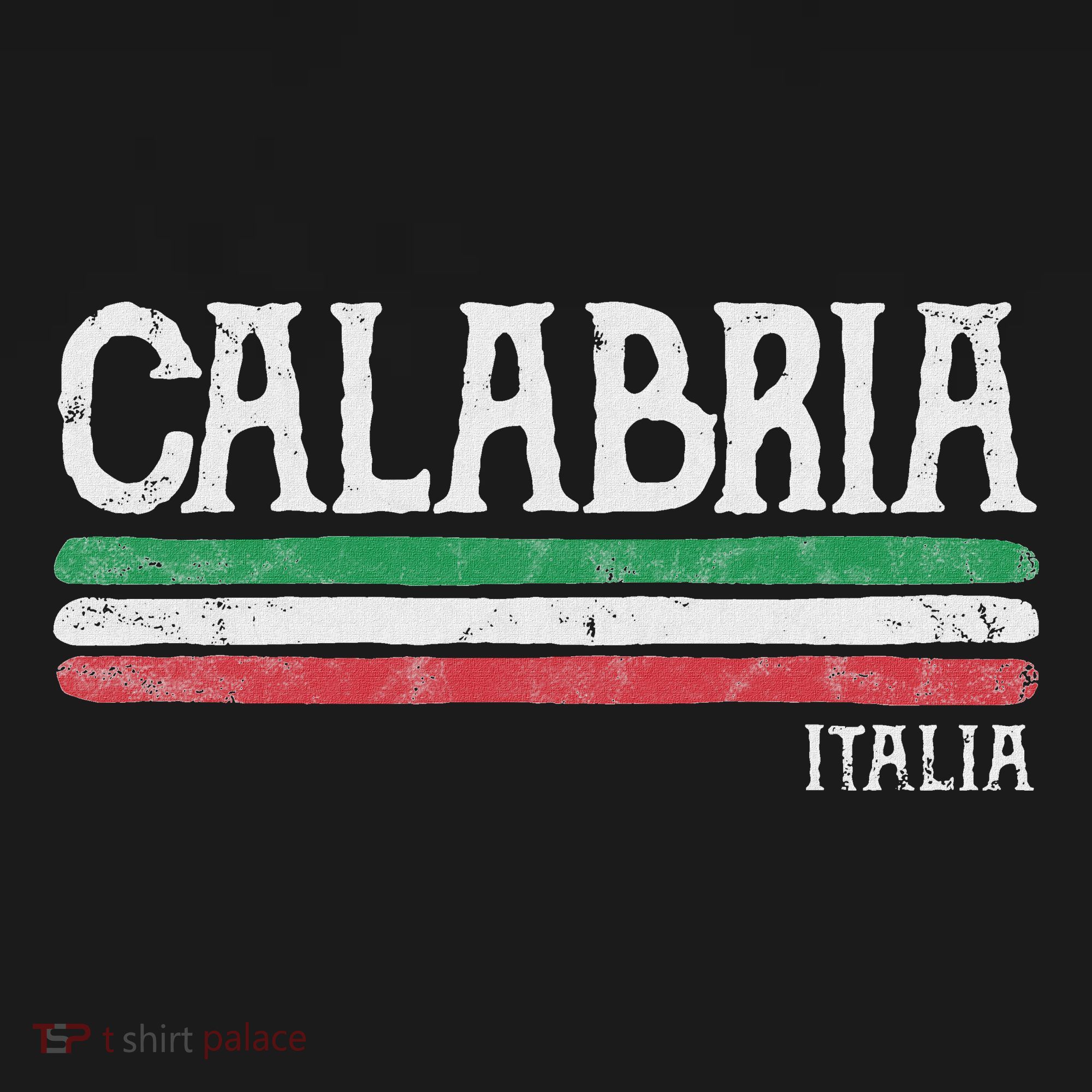 Calabria Italy Italia Souvenir Italian Flag Calabrian T-Shirt