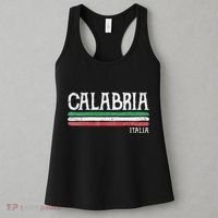 Calabria Italy Italia Souvenir Italian Flag Calabrian Women's Tank Top thumb 3