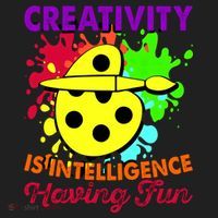 Creativity Is Intelligence Having Fun Women's Sweatshirt thumb 2