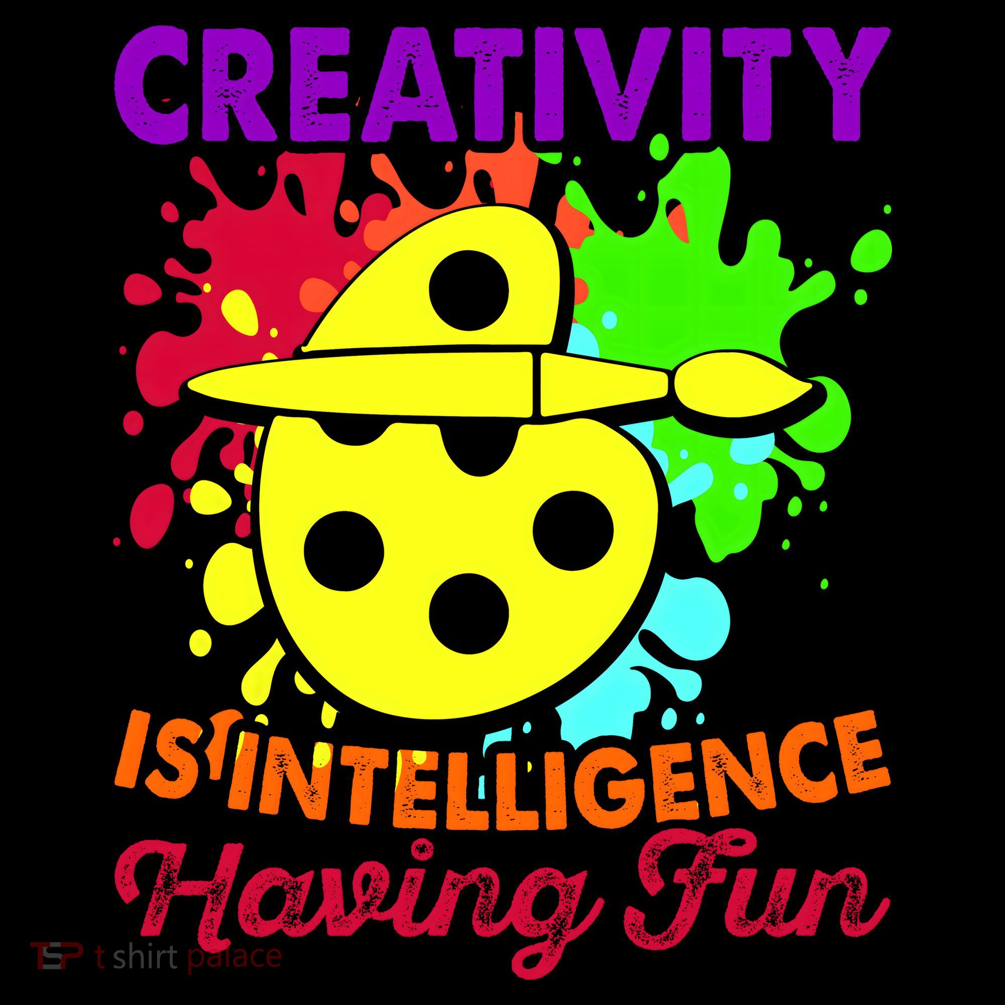 Creativity Is Intelligence Having Fun Coaster