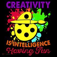 Creativity Is Intelligence Having Fun Toddler Hoodie thumb 2