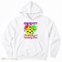 Creativity Is Intelligence Having Fun Hoodie thumb 0