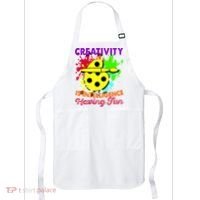 Creativity Is Intelligence Having Fun Apron thumb 0