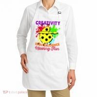 Creativity Is Intelligence Having Fun Apron thumb 2