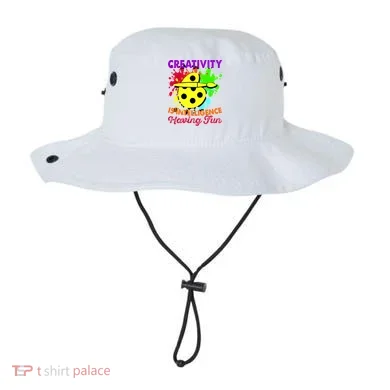 Creativity Is Intelligence Having Fun Bucket Hat