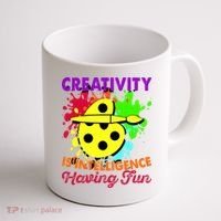 Creativity Is Intelligence Having Fun Coffee Mug thumb 1