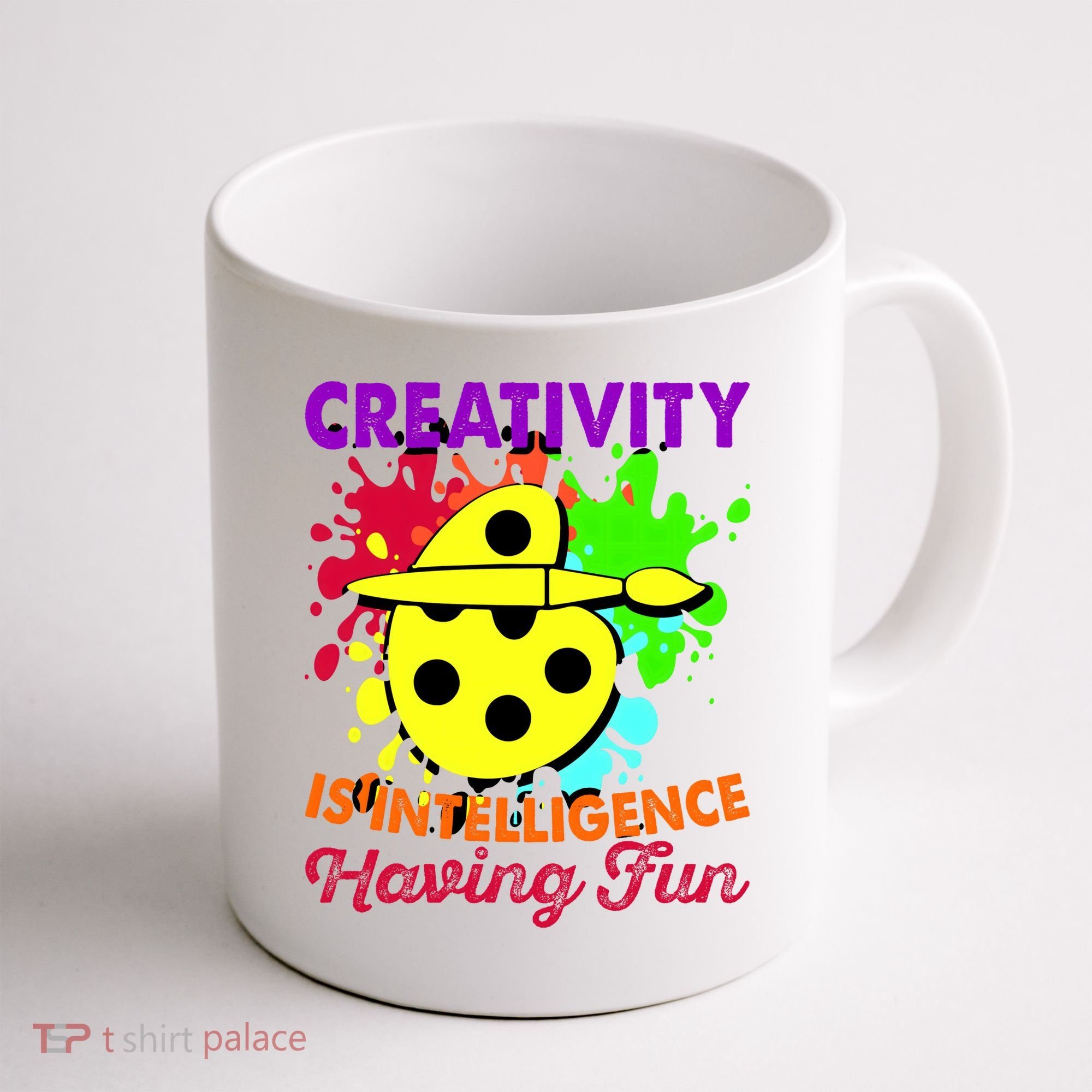 Creativity Is Intelligence Having Fun Coffee Mug