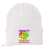 Creativity Is Intelligence Having Fun Beanie thumb 0