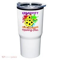 Creativity Is Intelligence Having Fun Tumbler thumb 0