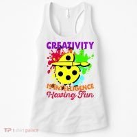 Creativity Is Intelligence Having Fun Women's Tank Top thumb 0